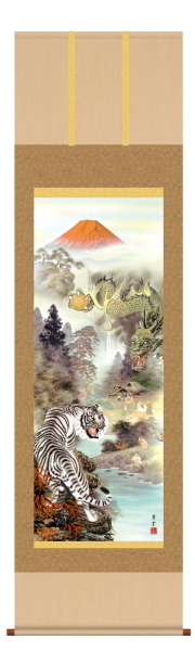 縁起画掛け軸