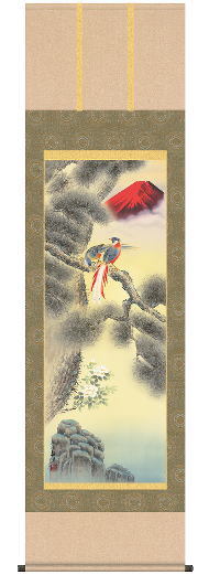 縁起画掛け軸